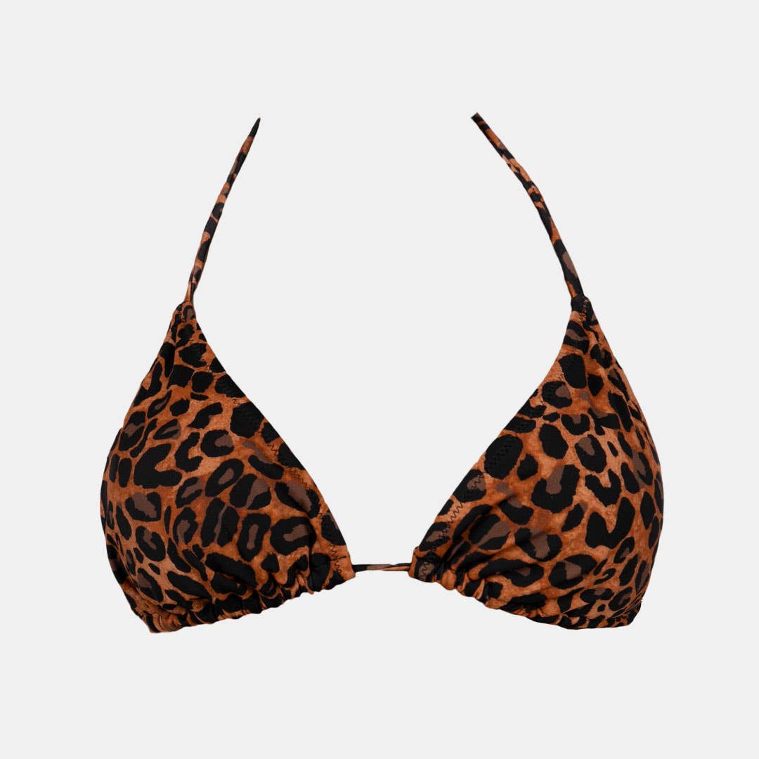 Top de bikini triangular Leo: Leo / L