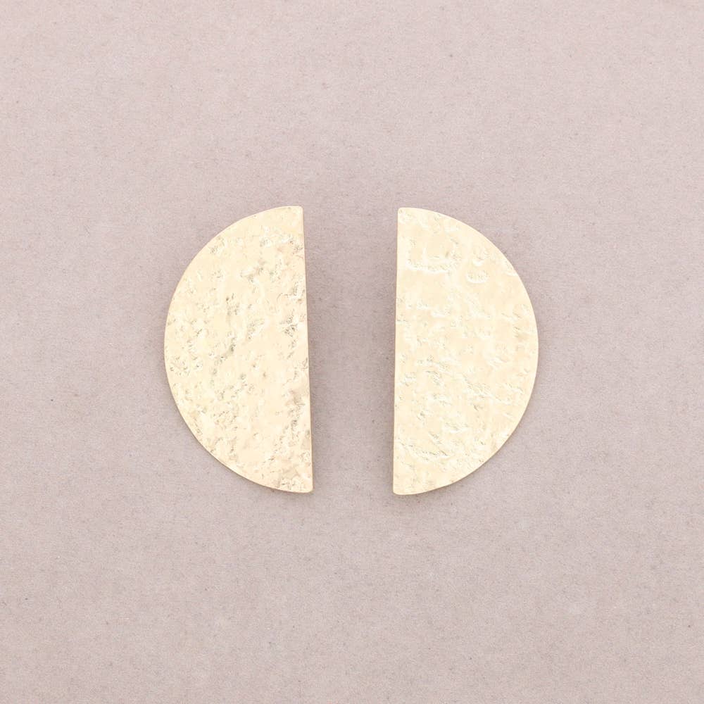 Pendientes Formas Metal: Dorado