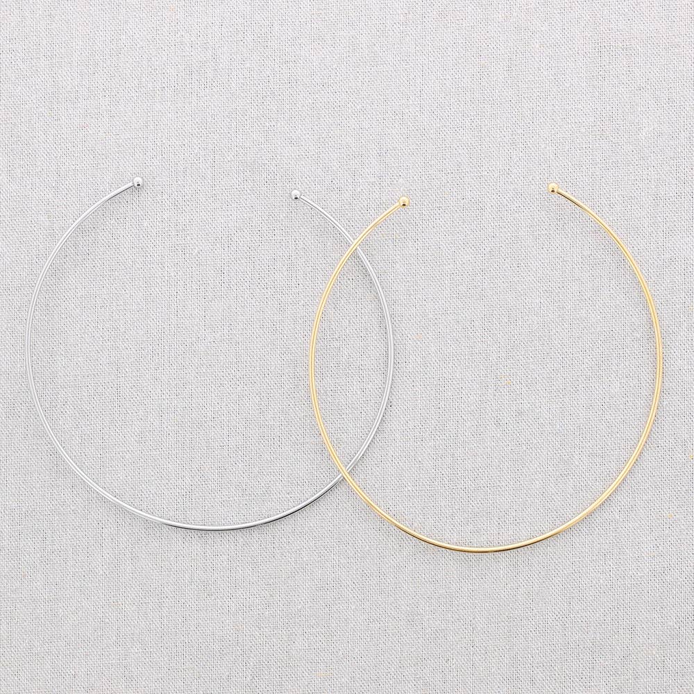 Gargantilla Acero Ajustable: Dorado