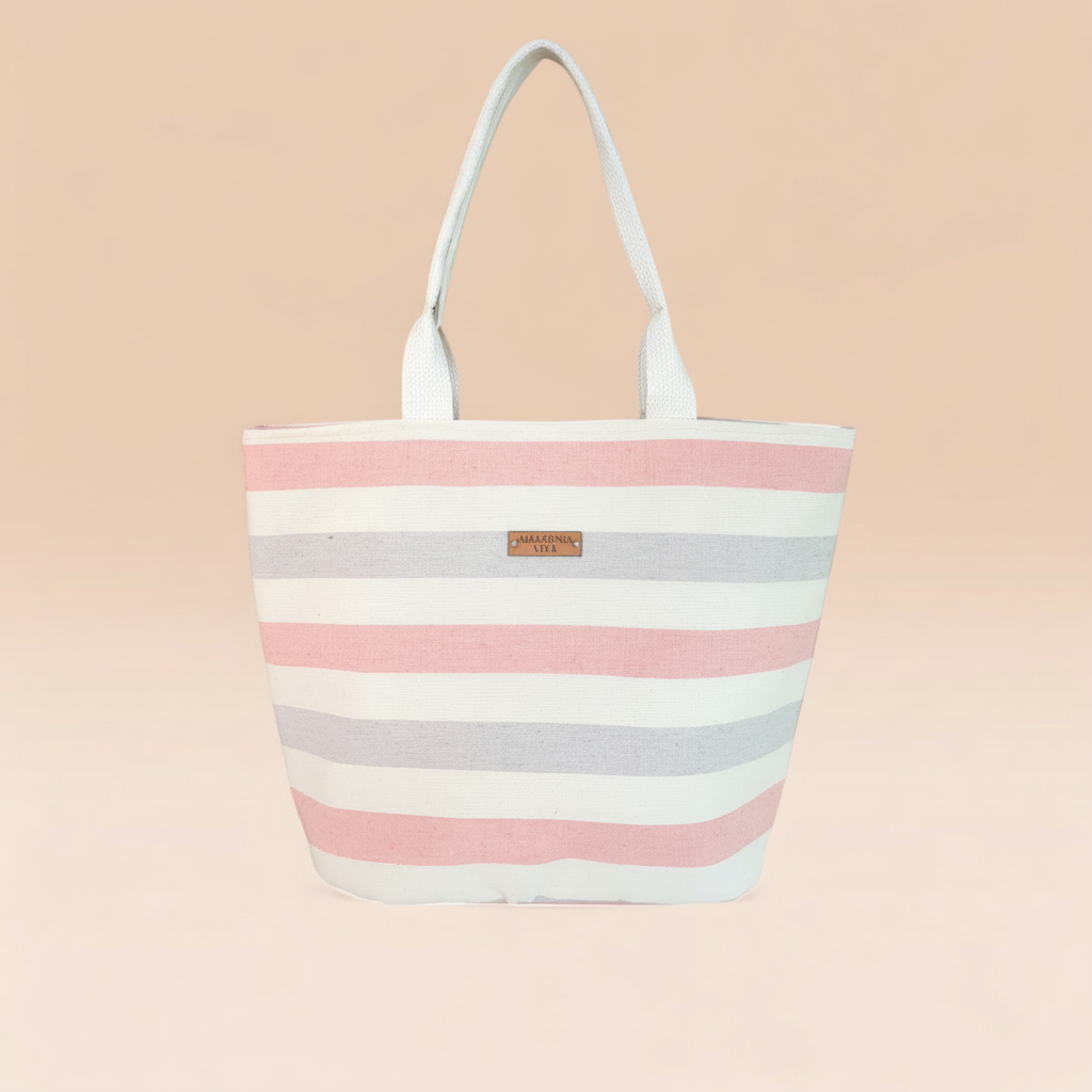 Calma Tote - Bolso de Canvas Ligera con Interior Impermeable
