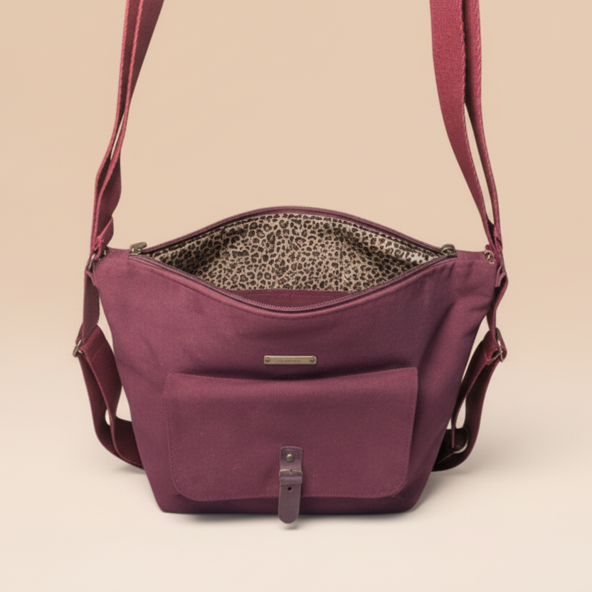 Ester Urban Bag - Bolso de Gamuza Convertible en Mochila