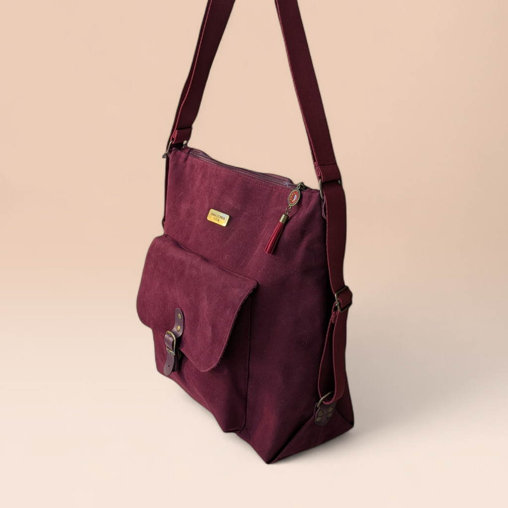 Ester Urban Bag - Bolso de Gamuza Convertible en Mochila