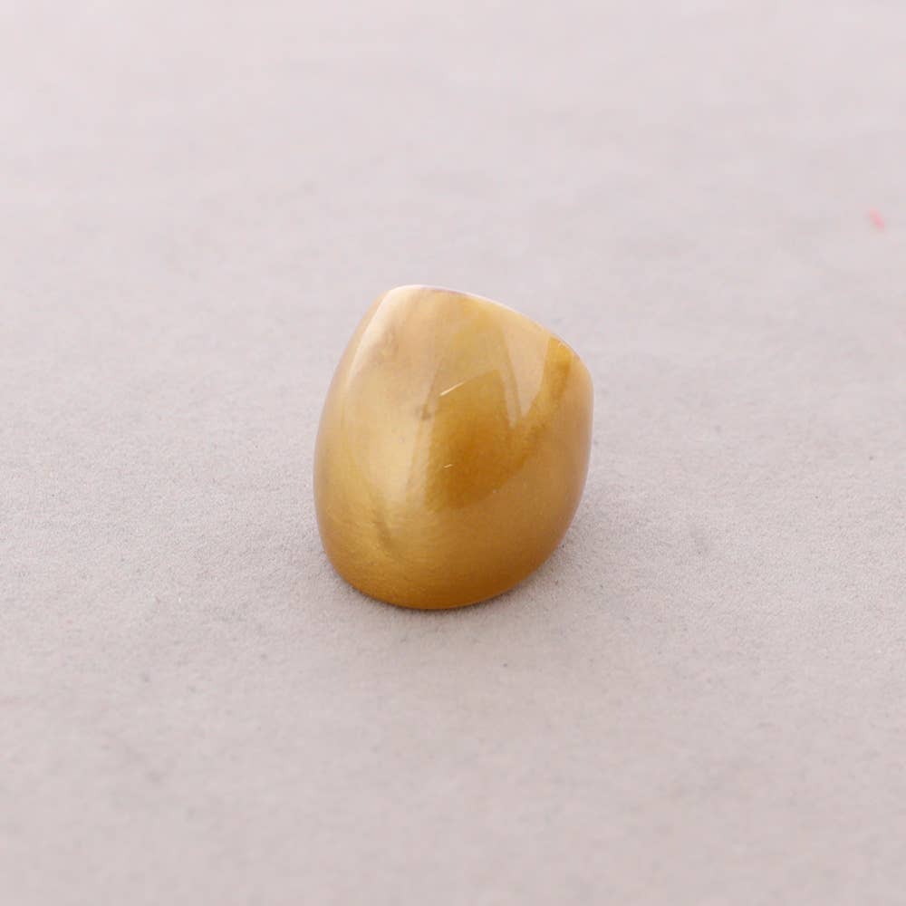 Anillo Forma Resina: Ámbar