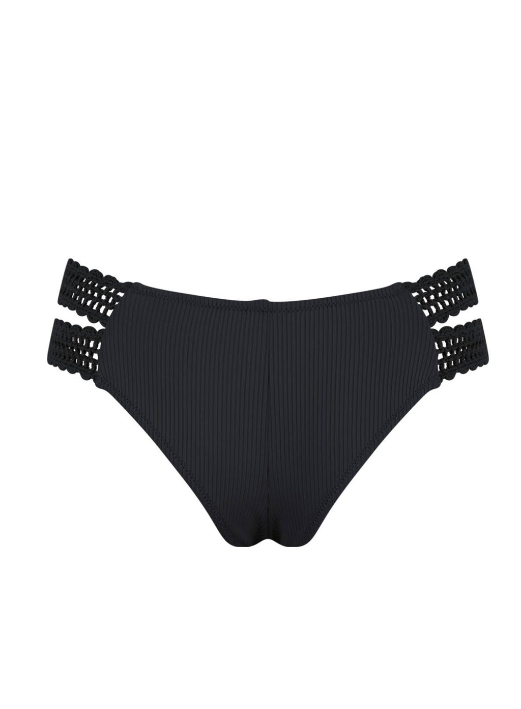 Chlamys Varia Braguita Bikini Brasileño Lana- Negro: S-M-L-XL | 2-2-2-2