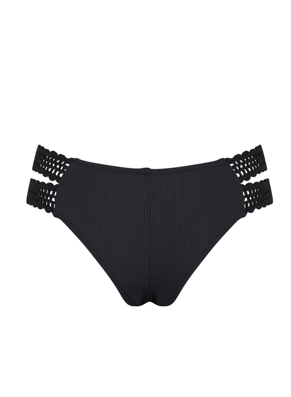 Chlamys Varia Braguita Bikini Brasileño Lana- Negro: S-M-L-XL | 2-2-2-2