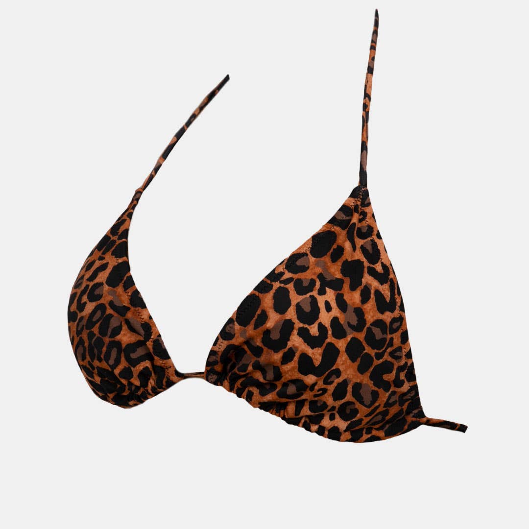 Top de bikini triangular Leo: Leo / L