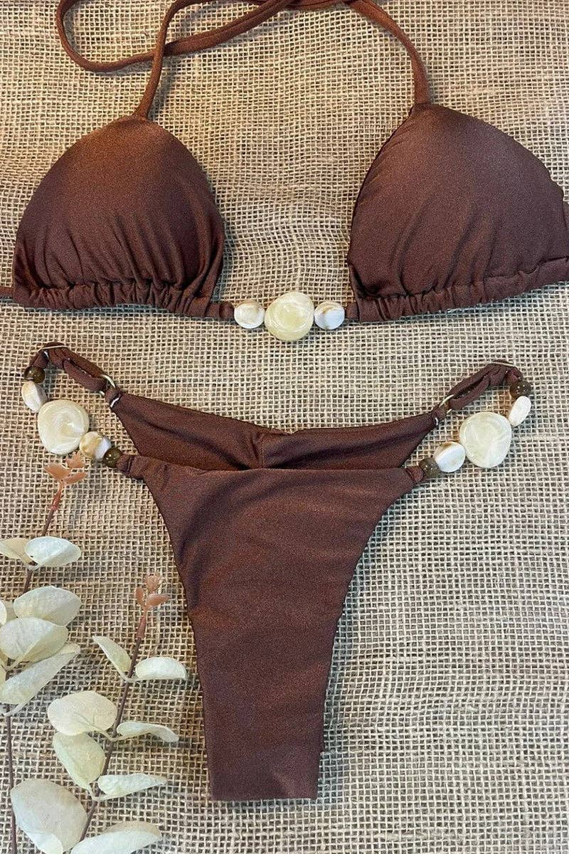 Conjunto de Bikini Chic con Detalles Elegantes: GREEN / M