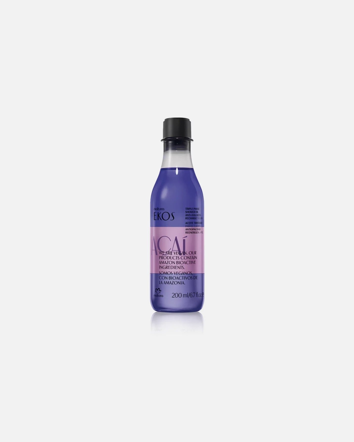 Aceite corporal trifásico revitalizante de Açaí — 200 ml
